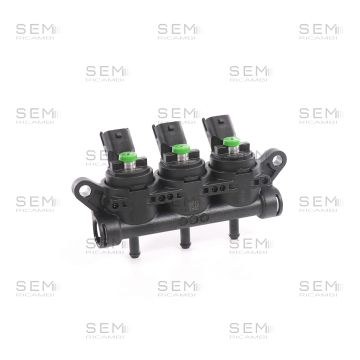 Rail 3 Iniettori Gas Girs12 Tipo S Verde