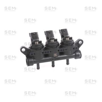 Rail 3 Iniettori Gas Girs12 Tipo M Nero