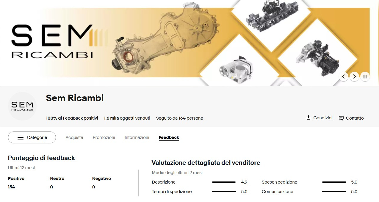 Visita il nostro negozio eBay